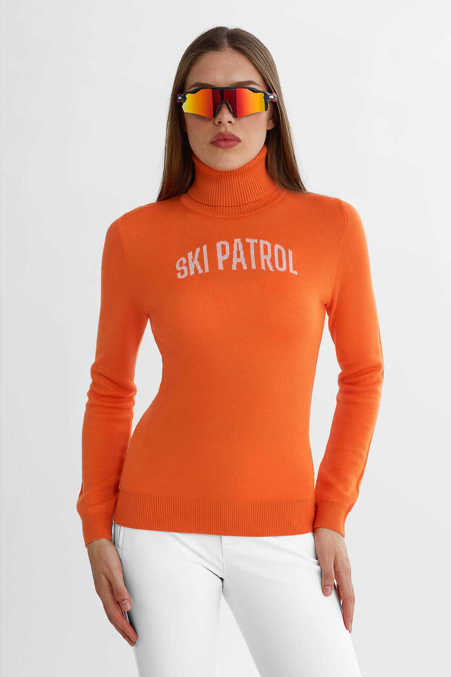 Skidpatrullens färger · Orange/vit