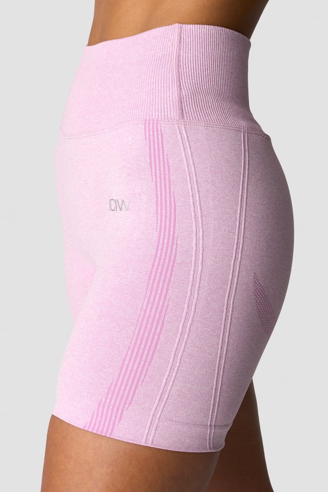 soft seamless shorts wmn lavender melange