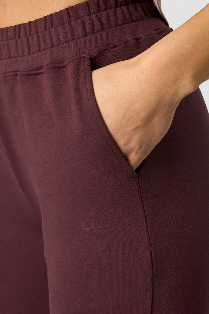 stride sweatpants wmn burgundy