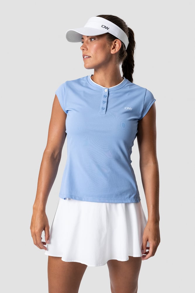 training pique polo sky blue wmn