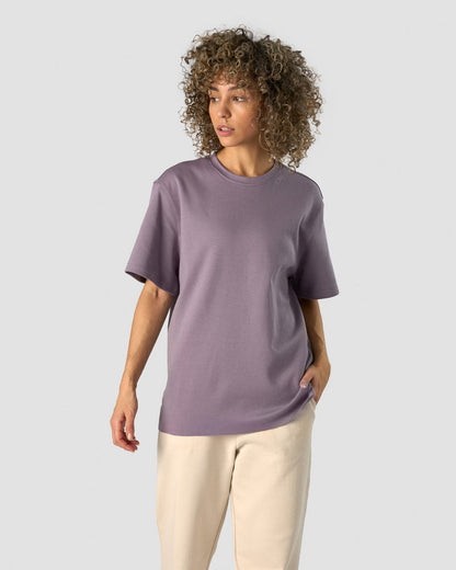 unified t-shirt print purple