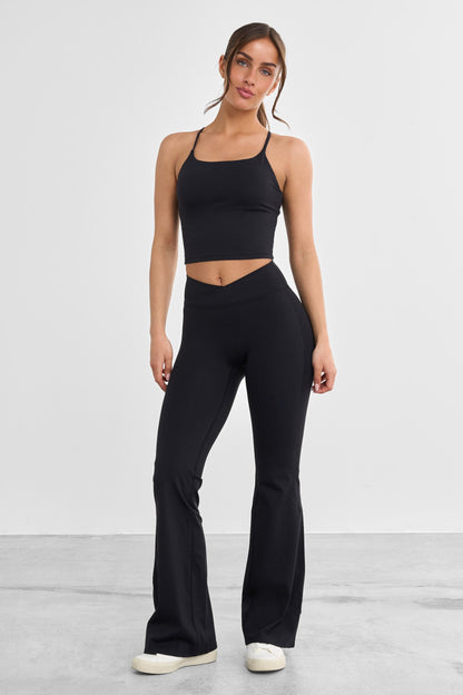 Signature Wrap -lahkeiset leggingsit